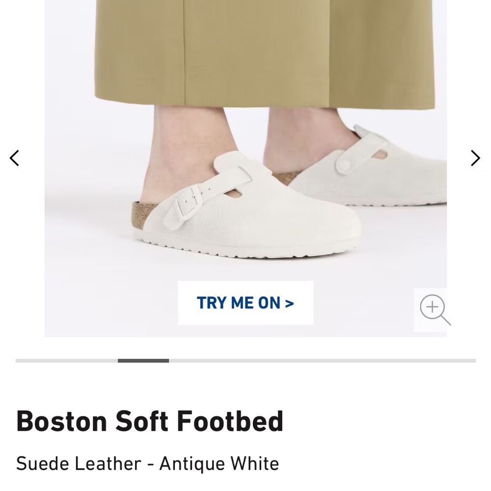 NWT Birkenstock Boston Clogs - Antique White